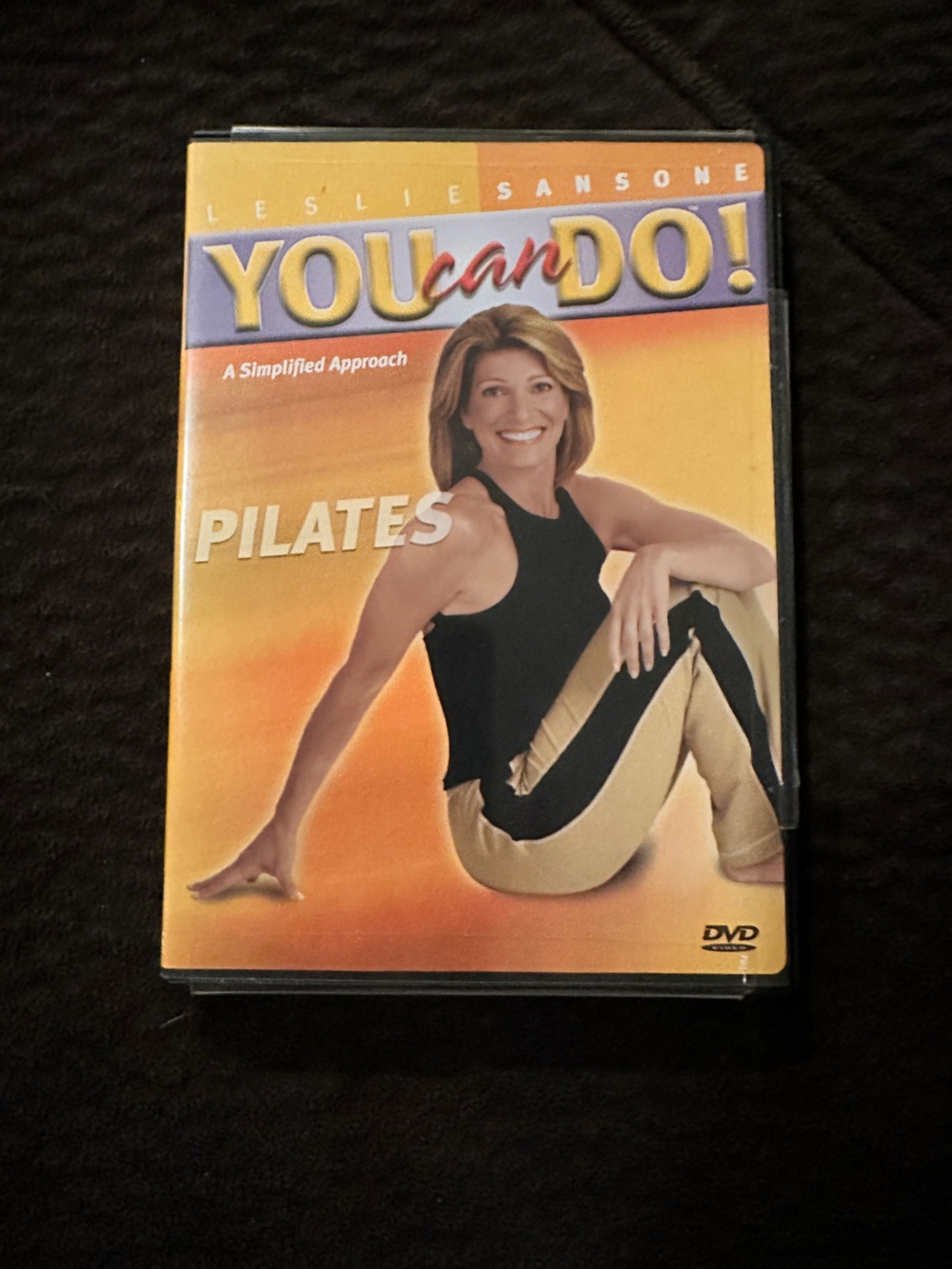 Pilates Instructional DVD - Black & Gold Cover